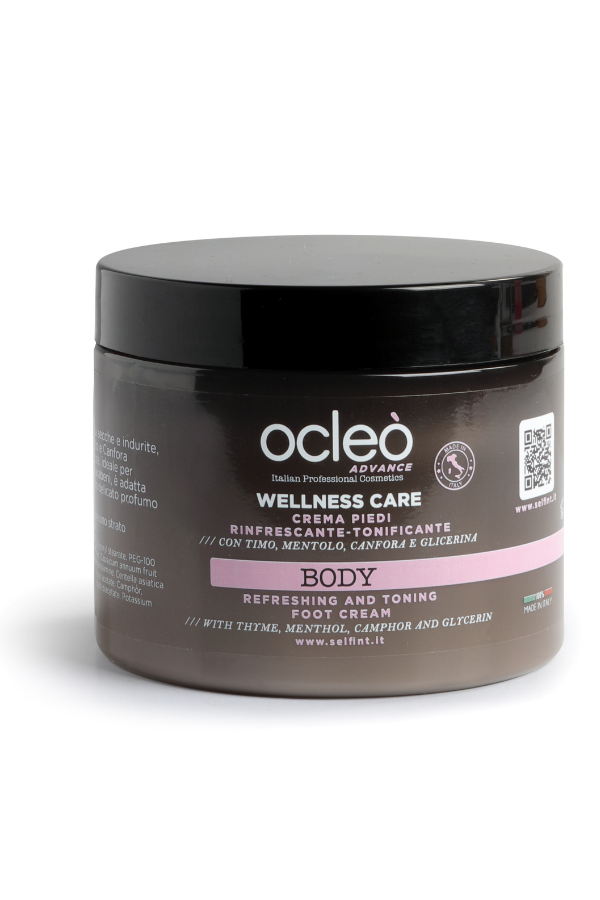 Crema Piedi Rinfrescante e Tonificante Wellness Care 500 ml